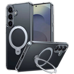 TORRAS Samsung Galaxy S25+ (Plus) Hybrid Deksel m. Kickstand - MagSafe Kompatibel - Gjennomsiktig