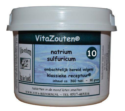 Vitazouten Natrium sulfuricum VitaZout nr. 10 360.00 Tabletten