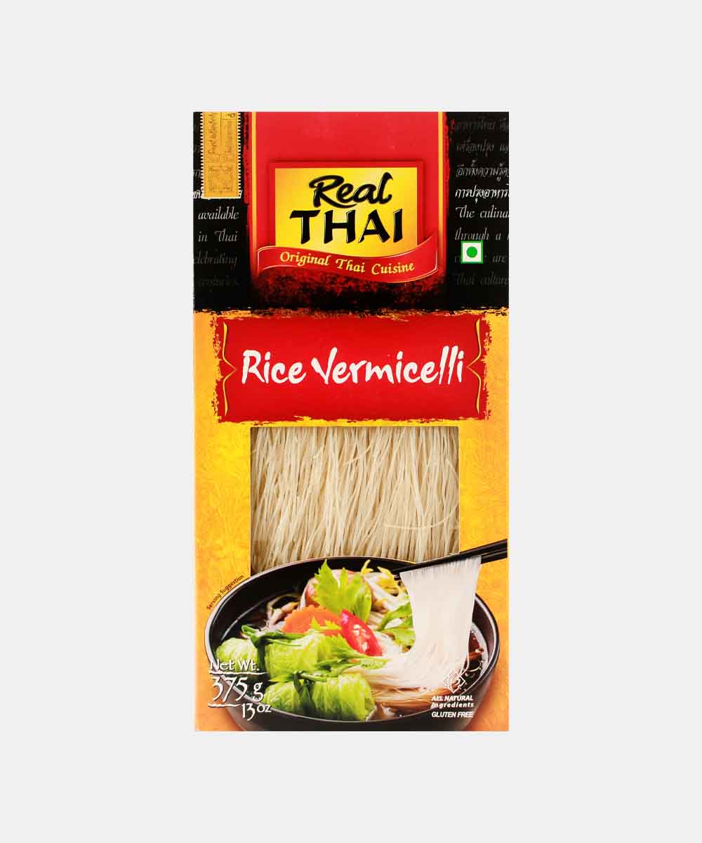Real Thai Rice Vermicelli Noodles 375 Gm
