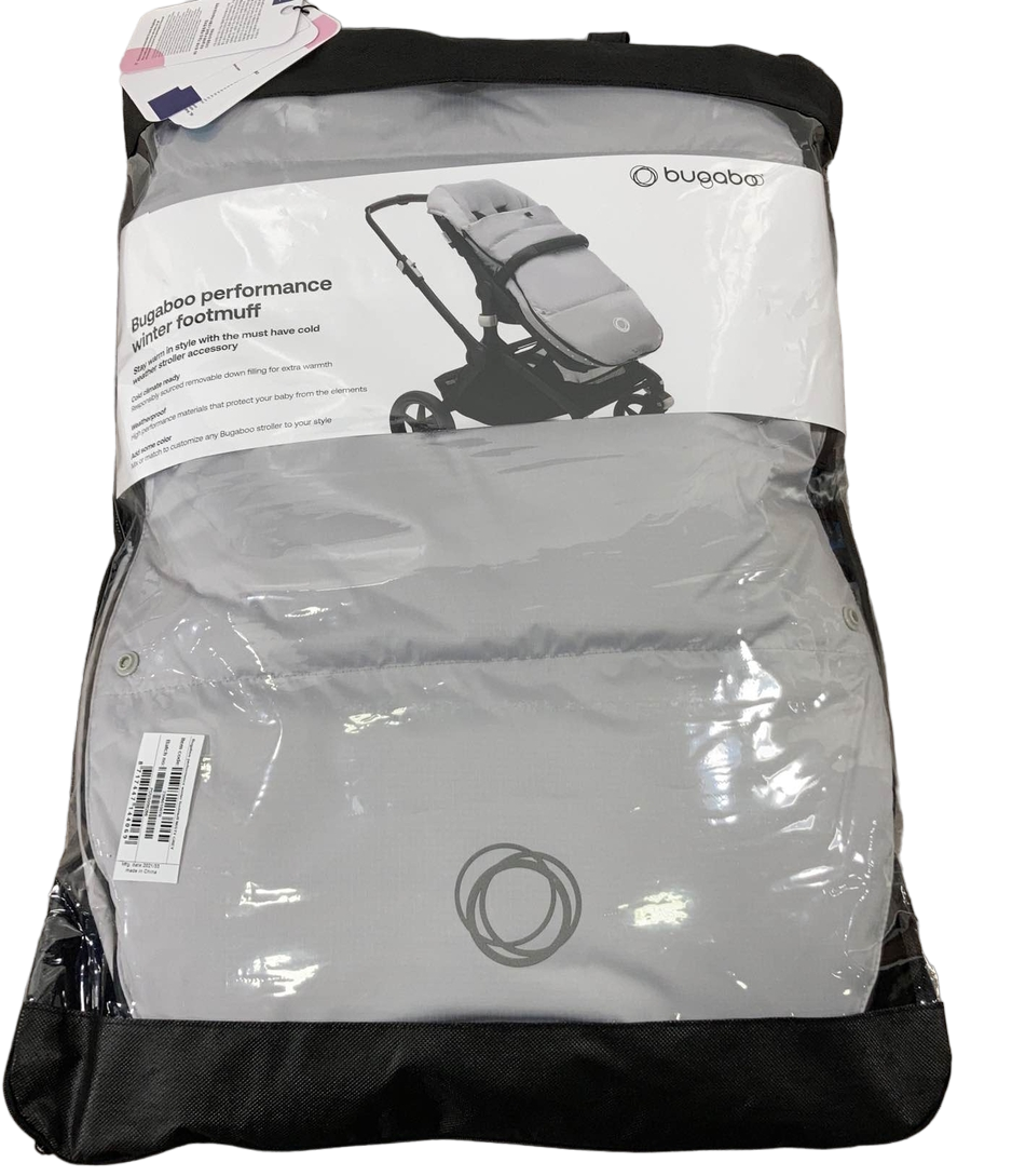 Shop Bugaboo Performance Winter Footmuff, Misty Grey at GoodBuy Gear