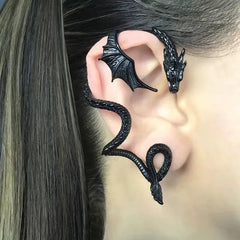 Gothic Dragon Earrings