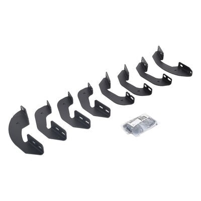 V Series V3, RB30 and RB Slim Side Steps Mounting Brackets Only Textured Black 2007-2021 Toyota Tundra Go Rhino