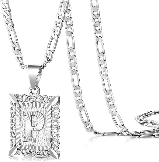 18K Gold Plated Square Letter Necklace