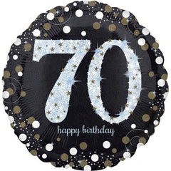 Foil Balloon 70th Birthday - Sparkling