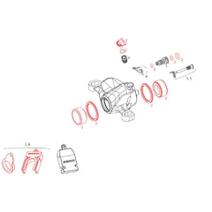 Kit Pistons et Joints d'Etrier SRAM LEVEL Ultimate/TLM/ ETAP HRD  #11.5018.020.005
