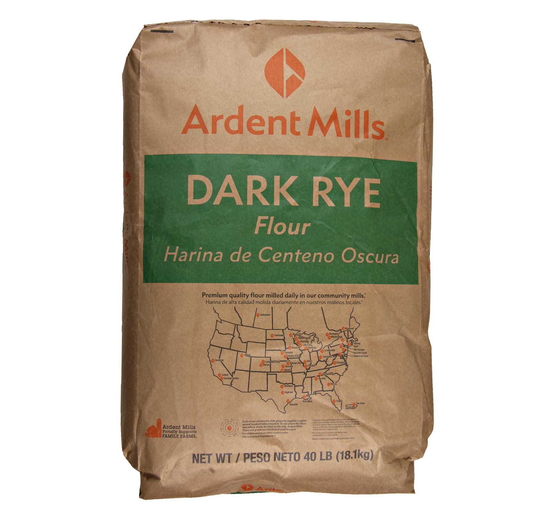 Ardent Dark Rye Flour 40lb