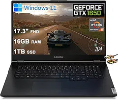 Lenovo Legion 5 17" Ryzen 5 GTX 1650 Gaming Laptop