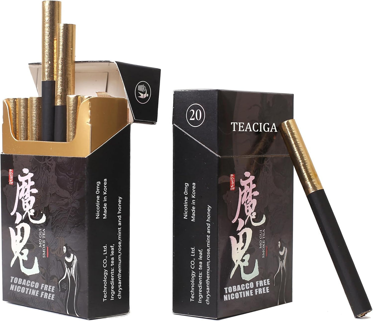 Herbal Cigarettes - Tobacco and Nicotine Free -2 Packs 40 Smokes