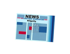 Kilgetty Newspaper Vector Illustration
