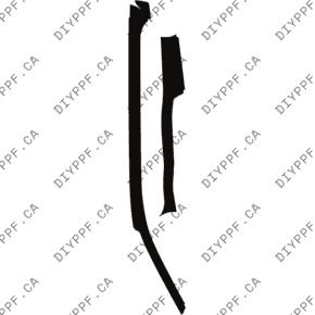 Cab, Rear Left Full 2024-2024 Toyota Tacoma SR/SR5 24-24 Crew P/U PPF