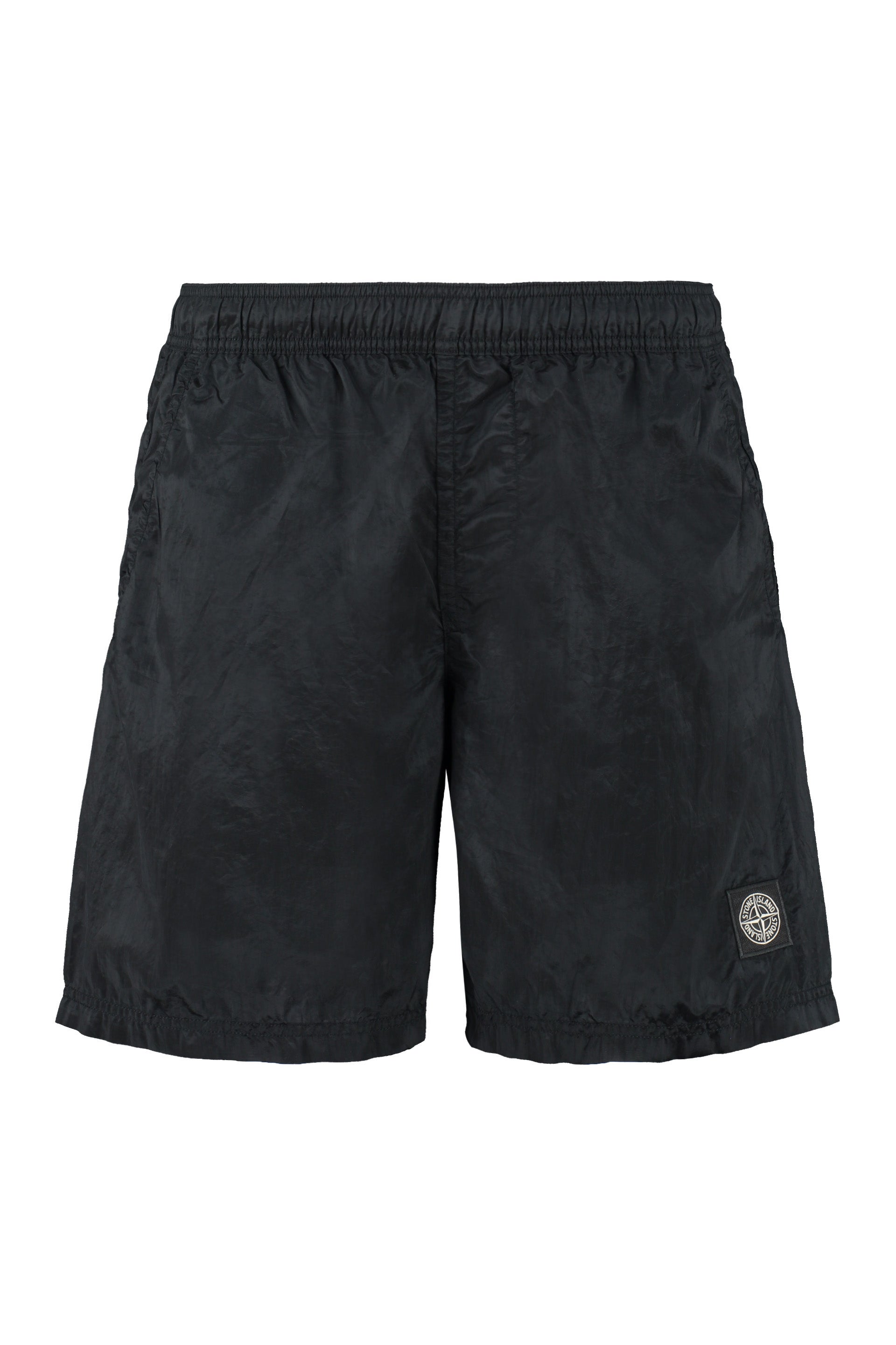 Logo print swim shorts