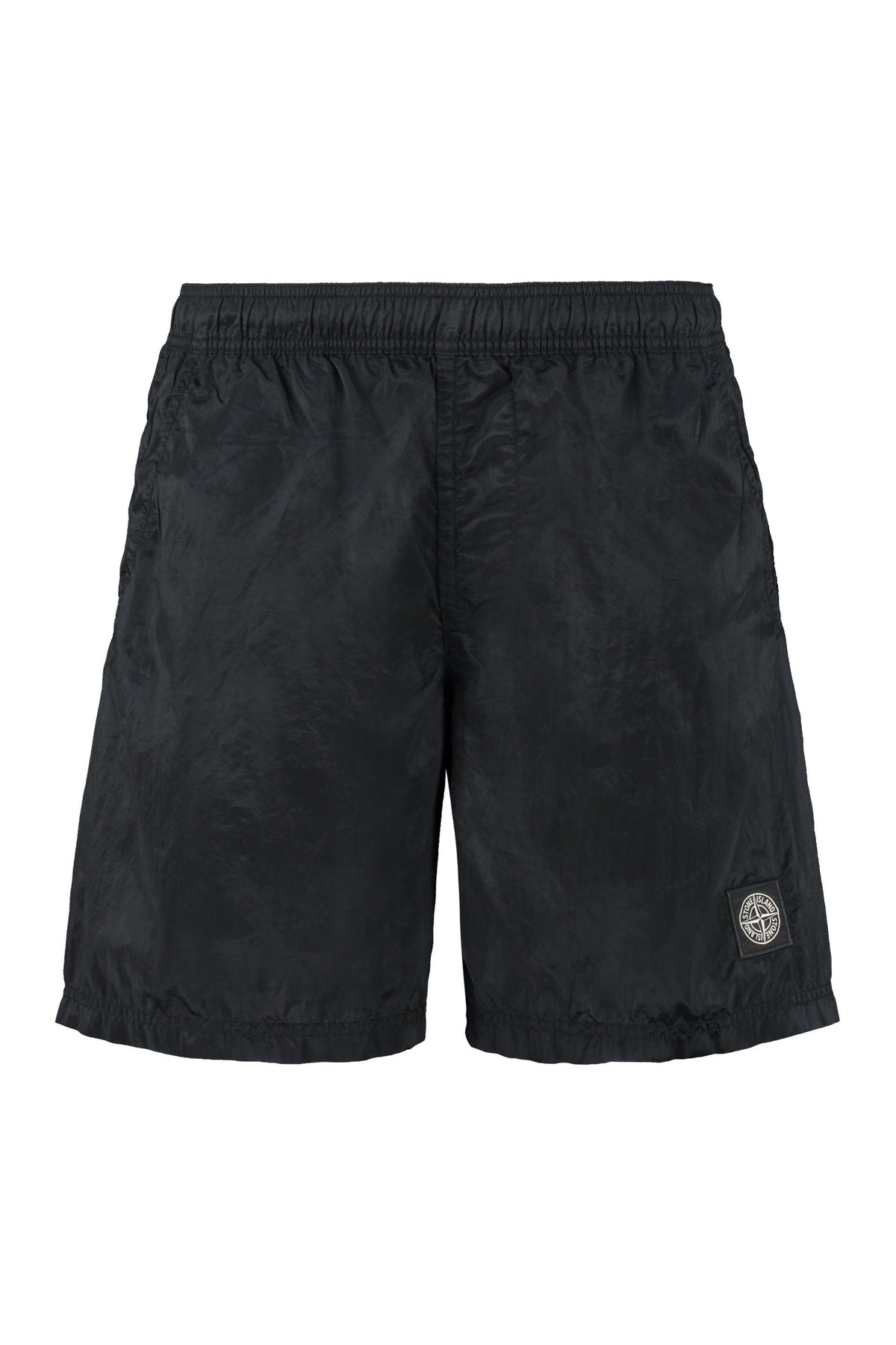 Logo print swim shorts