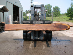 Walnut, American #7698(LA)  1-1/4" x 10" to 17" x 147" - FREE SHIPPING within the Contiguous US. freeshipping - Big Wood Slabs