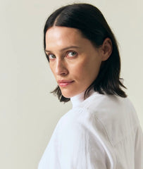 SANNA ORGANIC COTTON LIGHT OXFORD SHIRT - WHITE