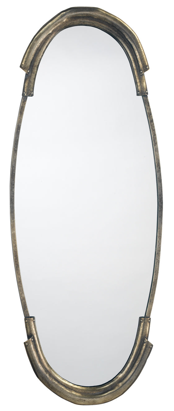Margaux Mirror in Antique Silver