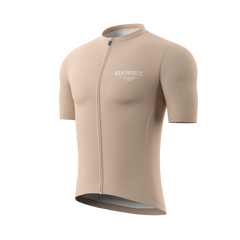 Souke Sports Minimalism Pure Color Unisex Cycling Jersey CS1168---Grain brown