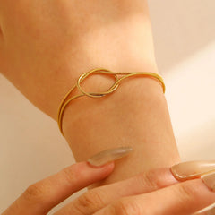 Knotted Snake Chain Couple Bracelet