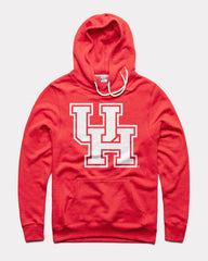 Red Houston Cougars Logo Vintage Hoodie Sweatshirt
