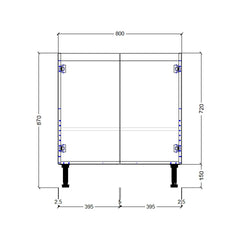800mm Sink Base Cabinet