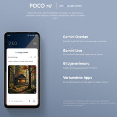 XIAOMI Poco M7, Smartphone 8+256GB, 6,9" FHD+ 144Hz Display, Snapdragon 685, 50MP AI-Zweifach-Kamera, 7000mAh, Blau