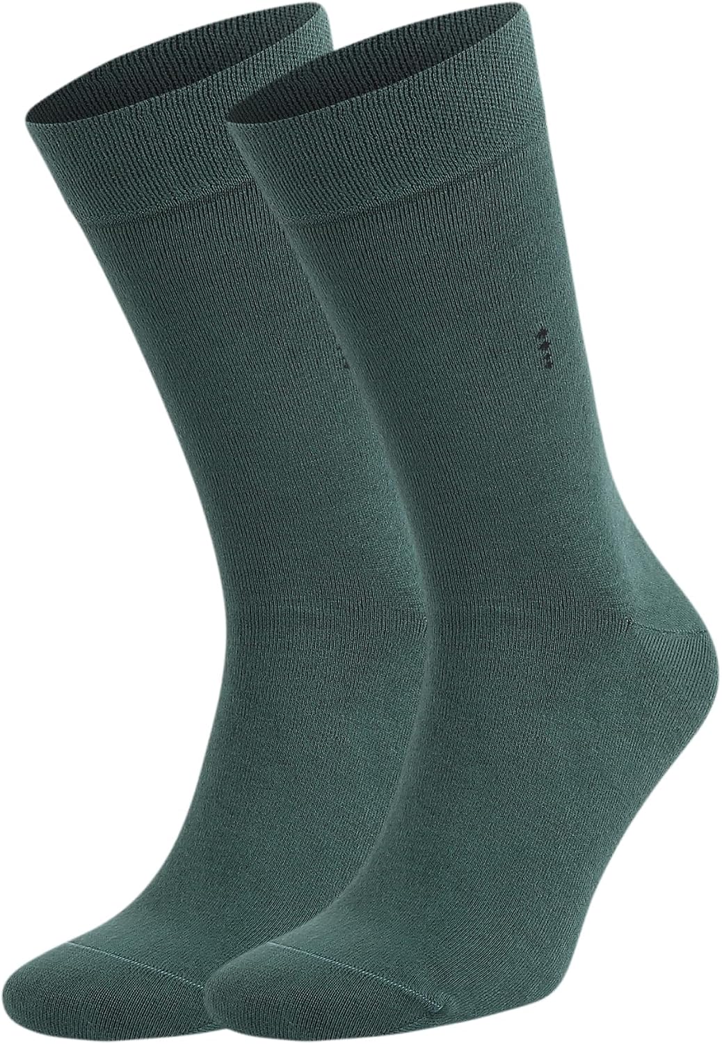 AWS/American Made Dark Green Dress Socks for Men Bamboo Crew Socks 1 Pair