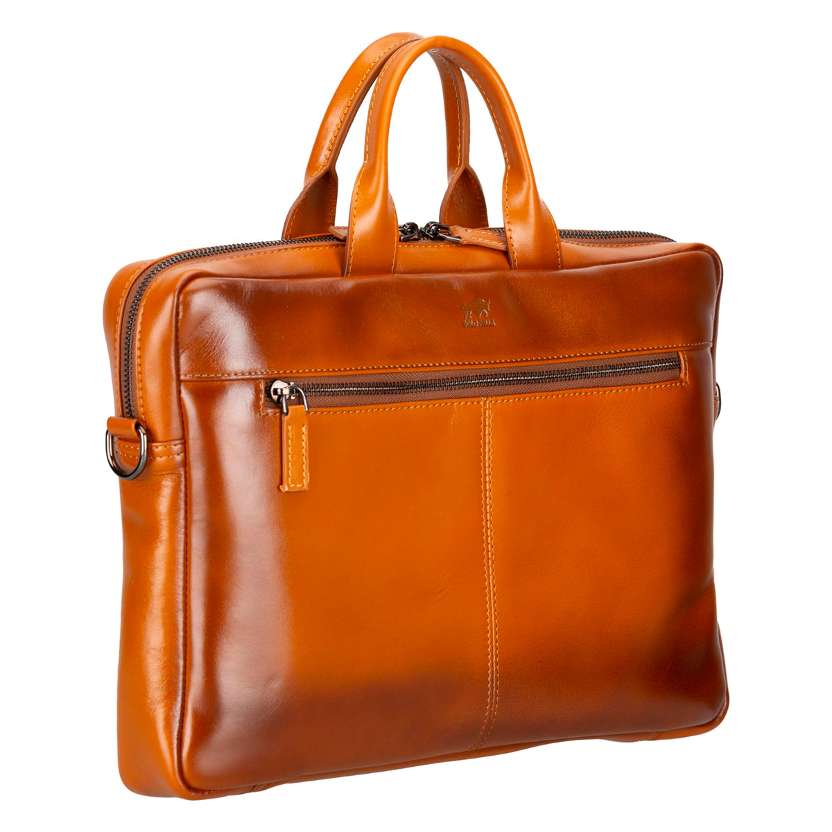 Solo Pelle Leder Aktentasche I Businesstasche I Arbeitstasche I Reisetasche I Tasche Apollo MacBook 13 Zoll + 14 Zoll M1 M2