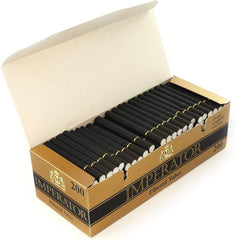 Imperator 200 Black Paper Filter Tubes with 20mm Carbon Filters