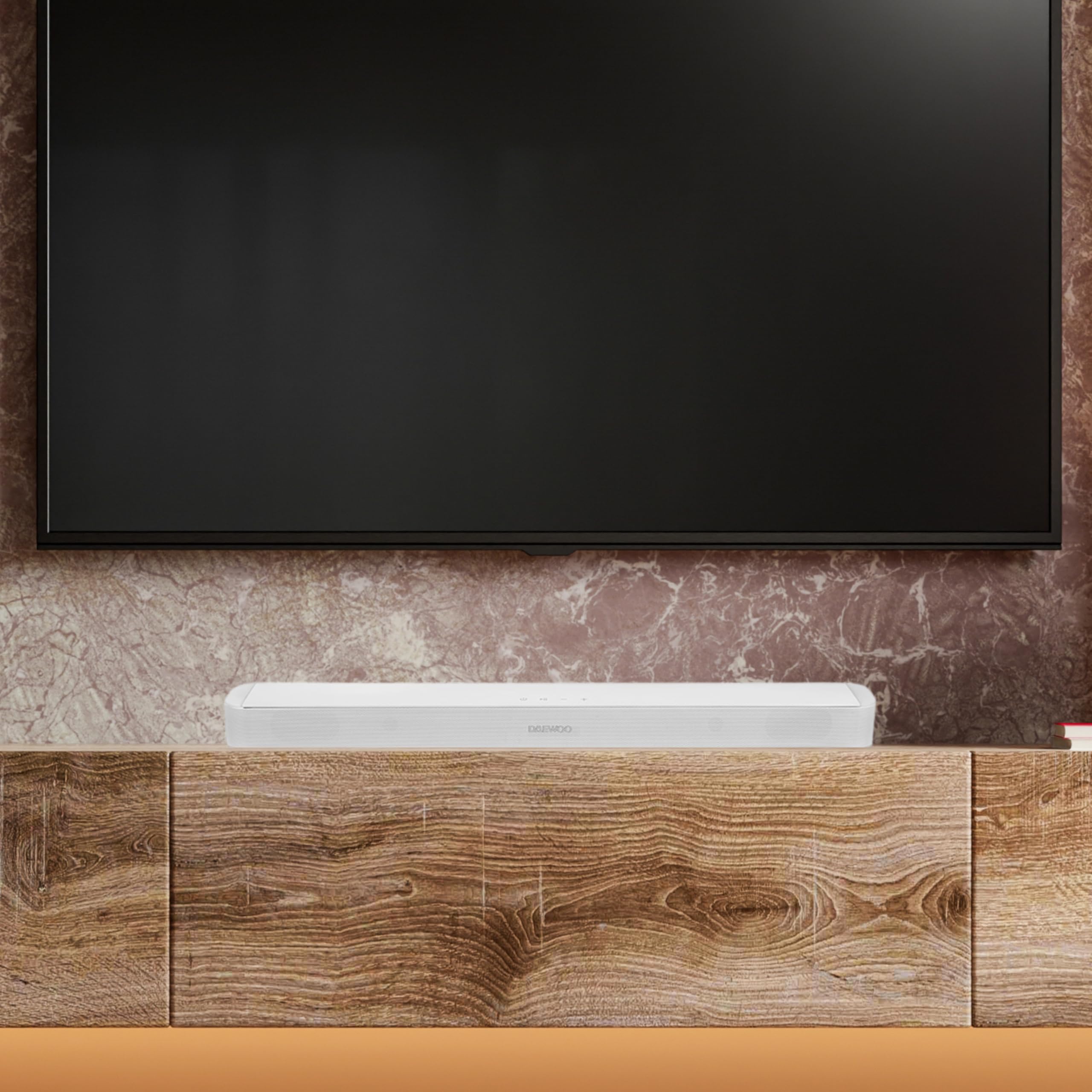 Select Sound Barra de Sonido 32" Soundbeam Bluetooth HDMI Panel Táctil (Blanco)