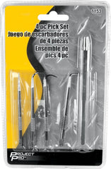 Performance Tool 1153 Pick Set, 4 Piece