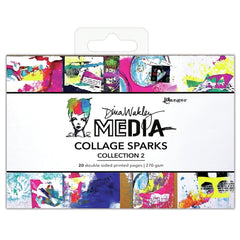 Dina Wakley Media - Collage Sparks - Collection 2