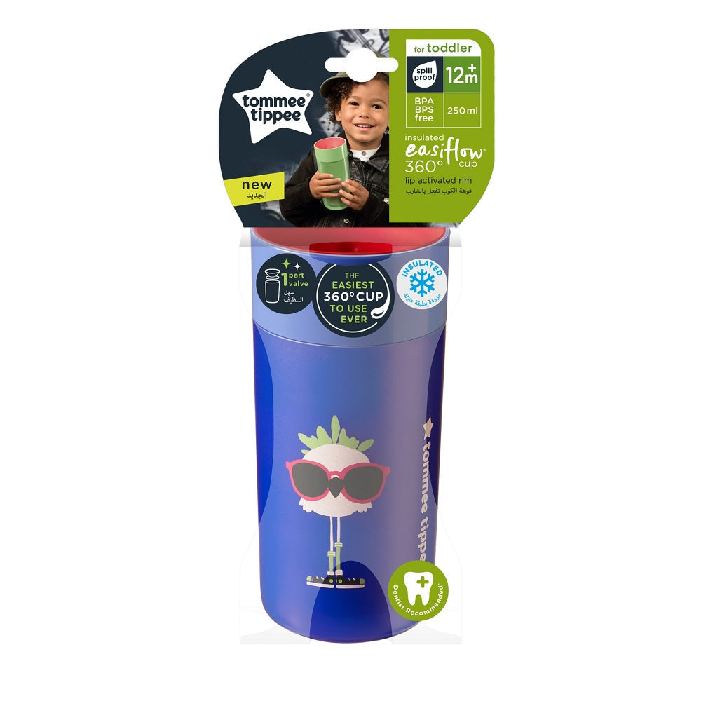 Easiflow 360° kubek termiczny 12m+ Granatowy 250ml