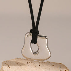 Irregular Shape Rope Lariat Necklace