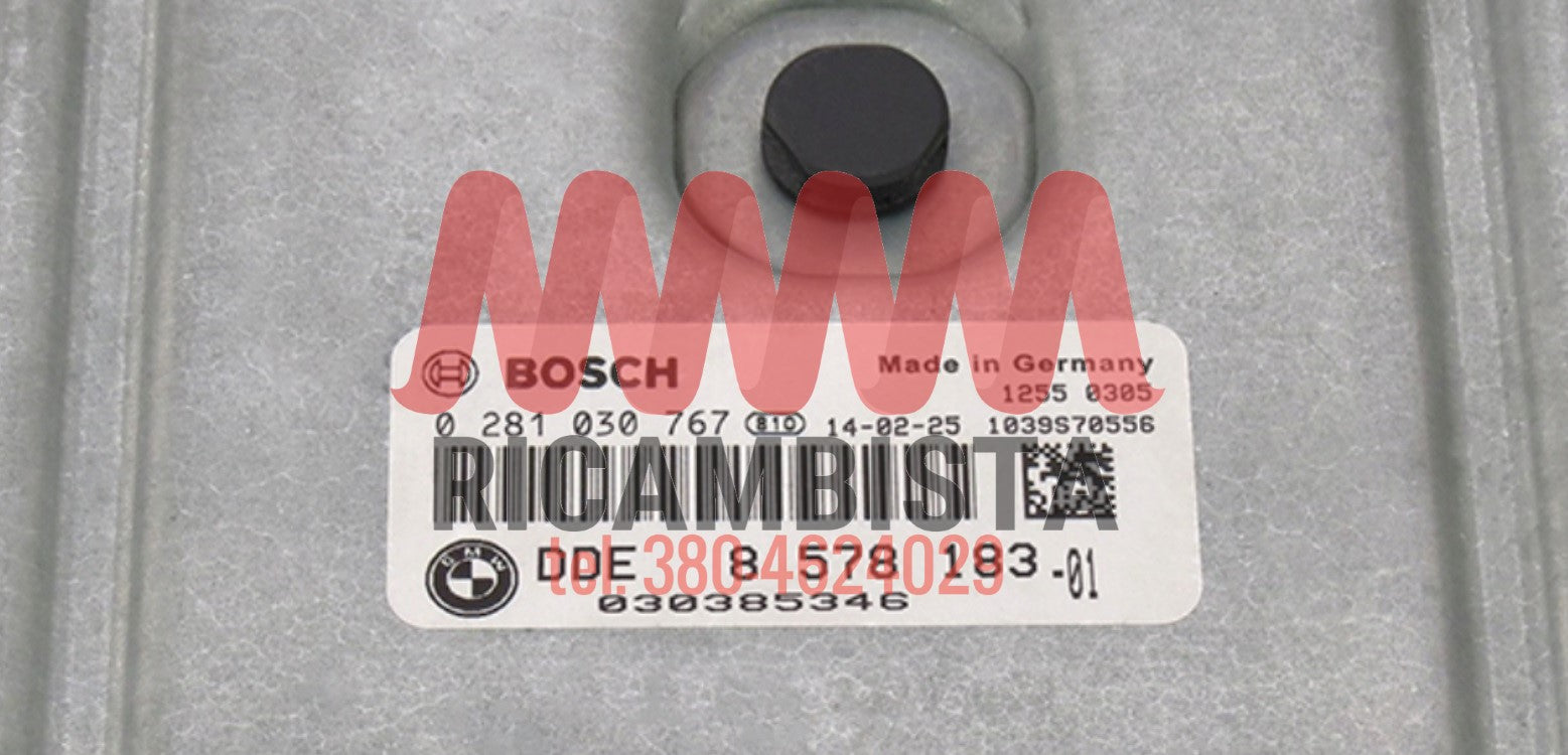 8578183 BMW F10 2.0 centralina motore Bosch 0281030767