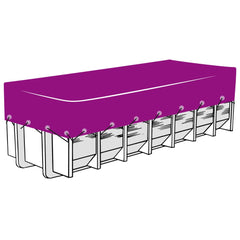 Tilhengernett grønn 3,5x5 m HDPE