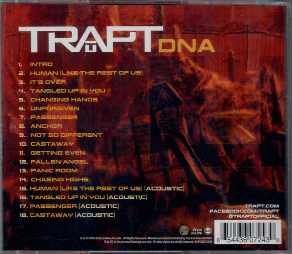Trapt : DNA (CD, Album, Dlx)
