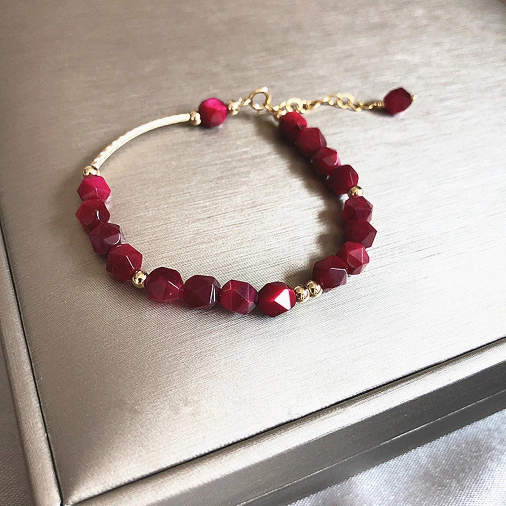 BESCHERMENDE KRACHT TIJGEROOG KRALEN ARMBAND