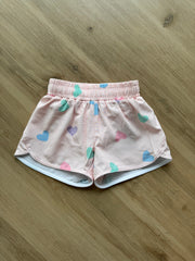 Peach Heart Shorts