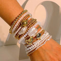 15pc Pearl Statement Bracelet Set