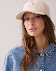 Rib cap met logo