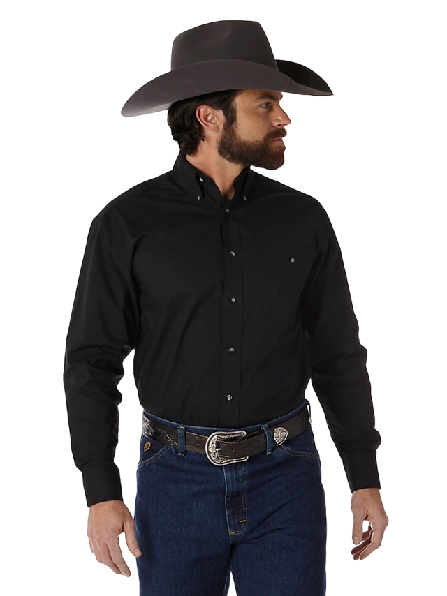 WRANGLER GEORGE STRAIT BLACK SOLID