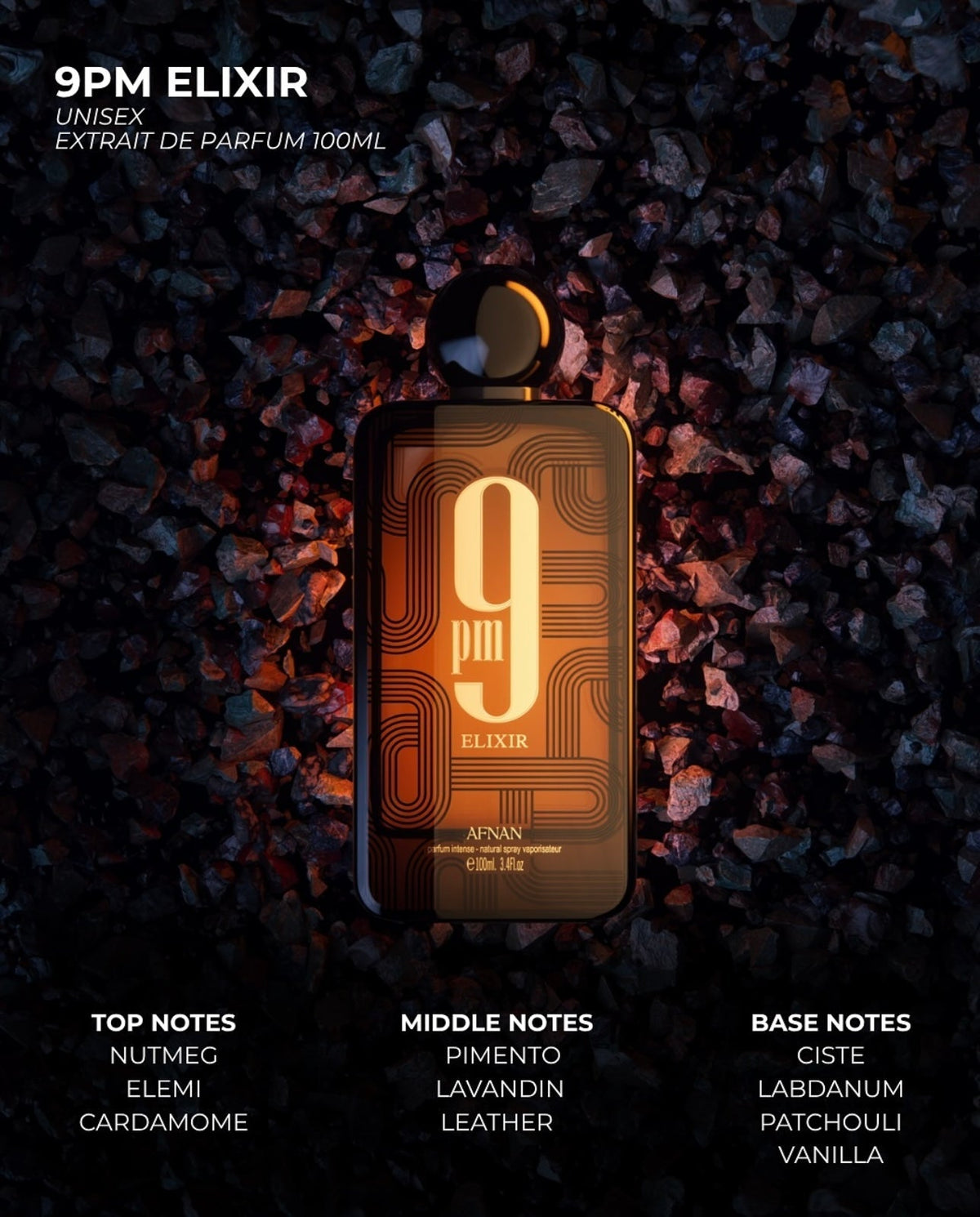 9 pm Elixir Eau de Parfum 100 ml - Crist Fragances