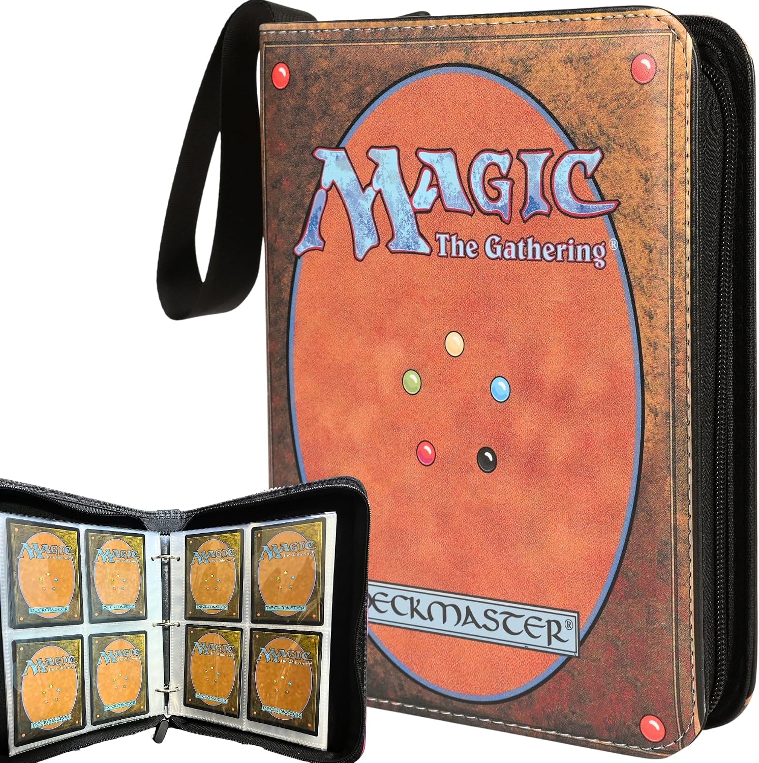MTG Card Binder - TCG Trading Card Holder Compatible with Magic The Gathering Cards - 400 Pockets Capacity