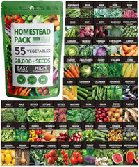 Heirloom Vegetable Seeds - (55 Variety)