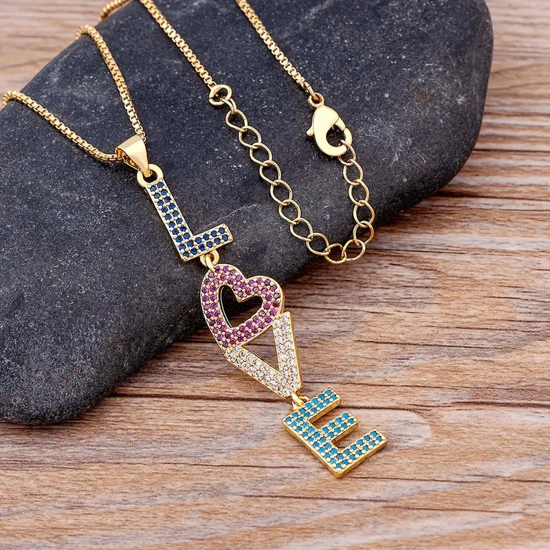 Radiant Love Rainbow Necklace