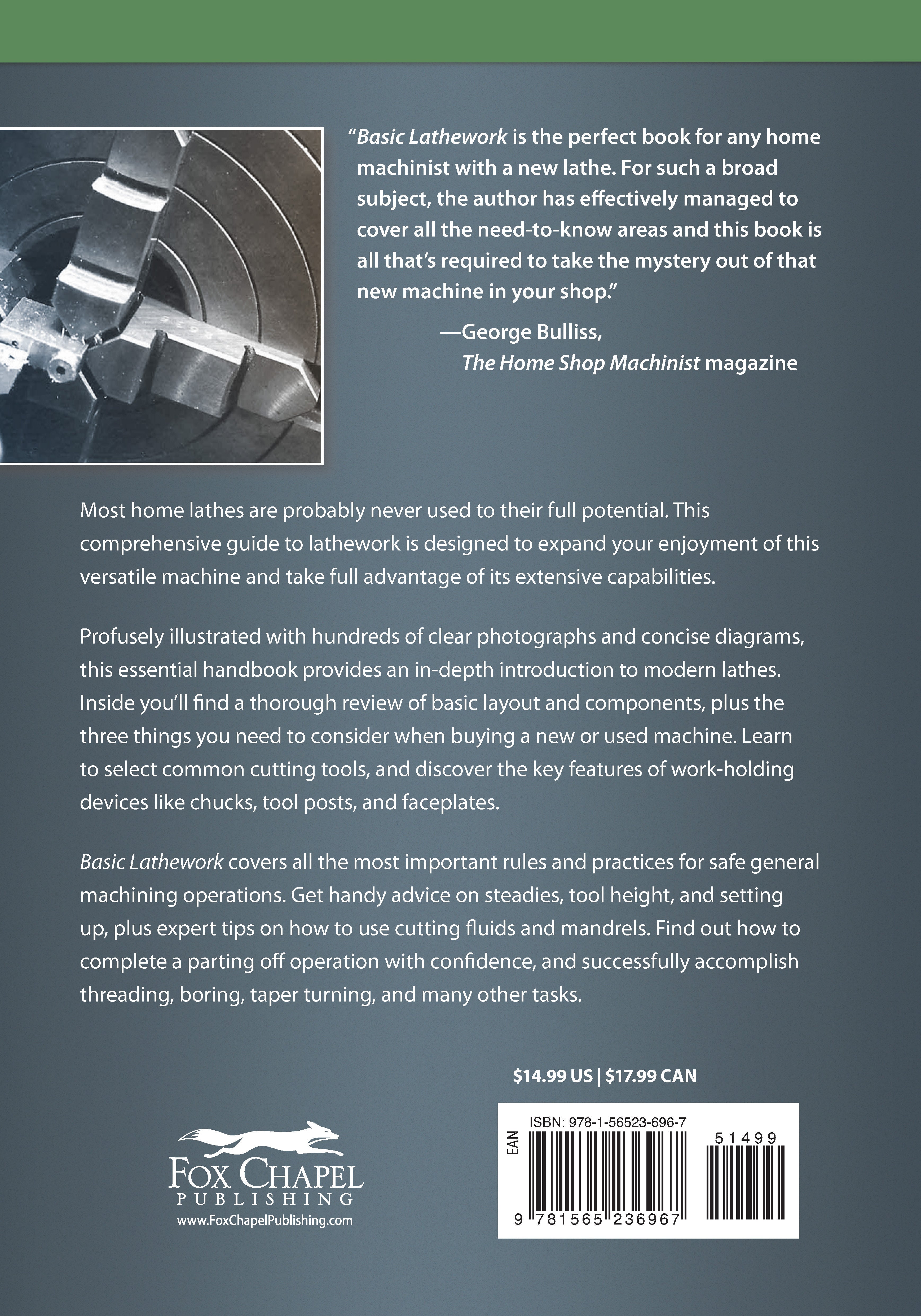 Basic Lathework for Home Machinists - Fox Chapel Publishing Co.