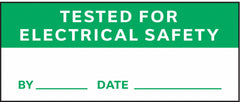 Inspection Label ENG Maintenance PK350