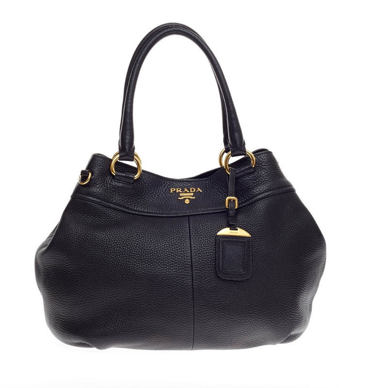 Prada Convertible Satchel Vitello Daino