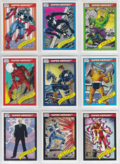 1990 Marvel Universe Series I Trading Card Set of 162 Cards NM/M, Spider-Man, X-Men
