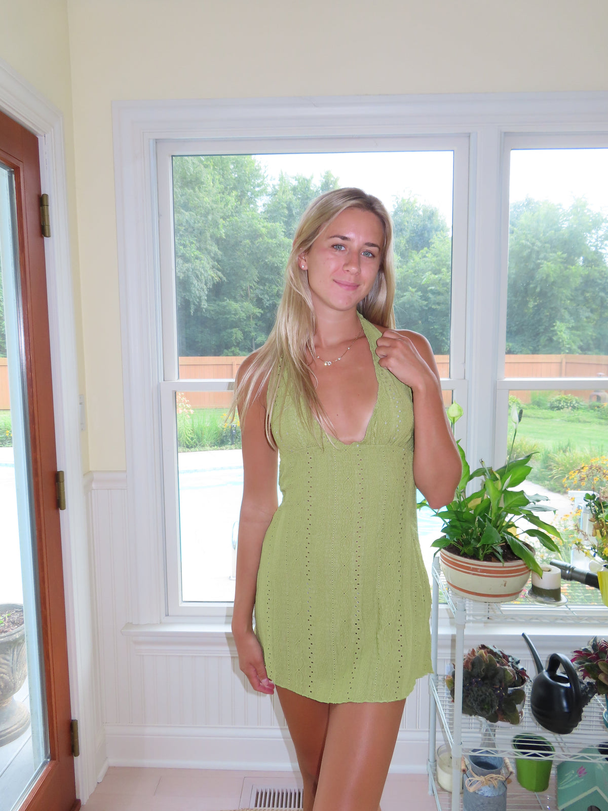 Isla Mini Dress - Juniper