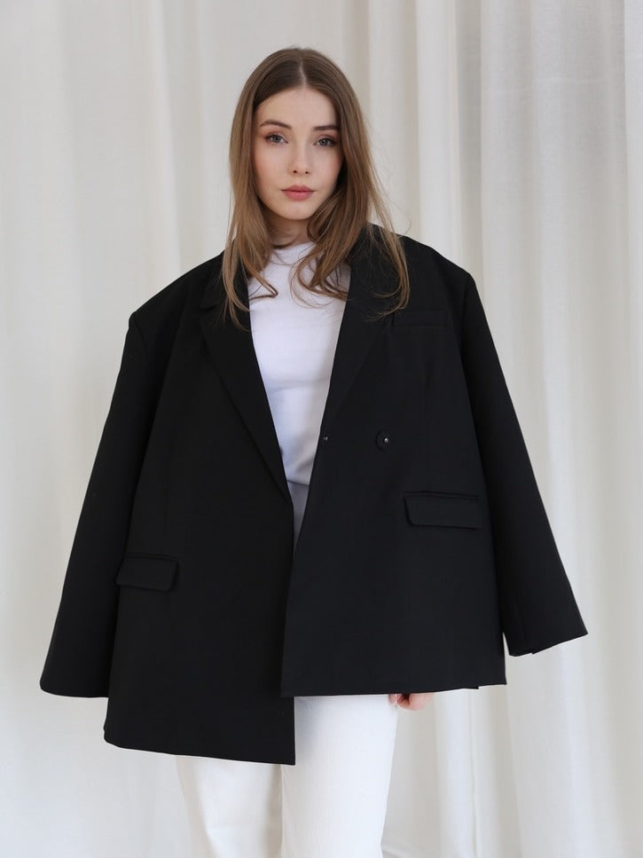 Amariella blazer - black by MbyM / Message - Blazer. 1+lagerTrondheimTorg, 2025, 2502, ansattrabatt, Blazer, Brando, brando-no, Dame, opprettetsiste2måneder, Pentøy, Publisert, Rabattkode, SHLP, YGroup_amariellablazer
